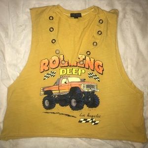 Forever21 Distressed Tank Top